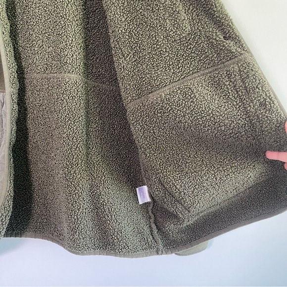 Te Verde green button down fleece jacket size large - Picture 5 of 7
